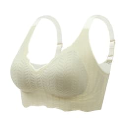 image-Seamless No-Wire Bra Minimizer Full Coverage Vest Style Plus Size