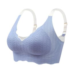 image-Seamless No-Wire Bra Minimizer Full Coverage Vest Style Plus Size