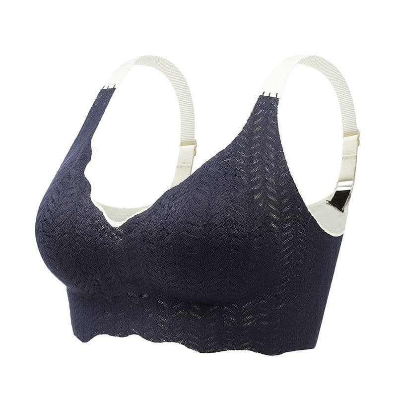 image-Seamless No-Wire Bra Minimizer Full Coverage Vest Style Plus Size