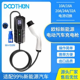 image-32A European Standard EV Charging Cable with Temperature Control
