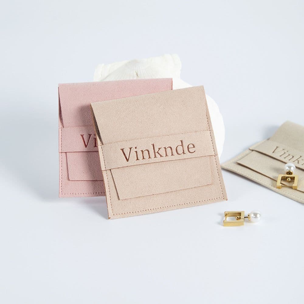 image-Vikender Velvet Drawstring Jewelry Pouch 8x8cm Purple