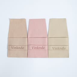 image-Vikender Velvet Drawstring Jewelry Pouch 8x8cm Purple