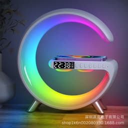 image-APECtime APEC-N69 Multifunctional Alarm Clock with Wireless Charging & Bluetooth Speaker