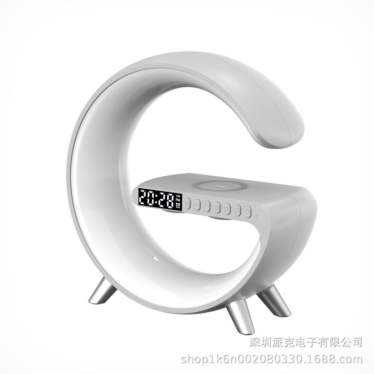 image-APECtime APEC-N69 Multifunctional Alarm Clock with Wireless Charging & Bluetooth Speaker