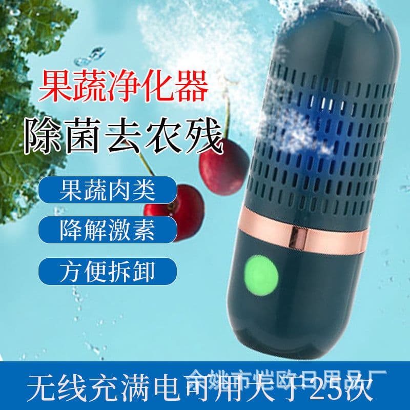 image-Capsule Fruit and Vegetable Cleaner Wireless Food Purifier SGJHQ-01