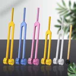 image-128HZ Aluminum Tuning Fork Ear Picking Tool Set