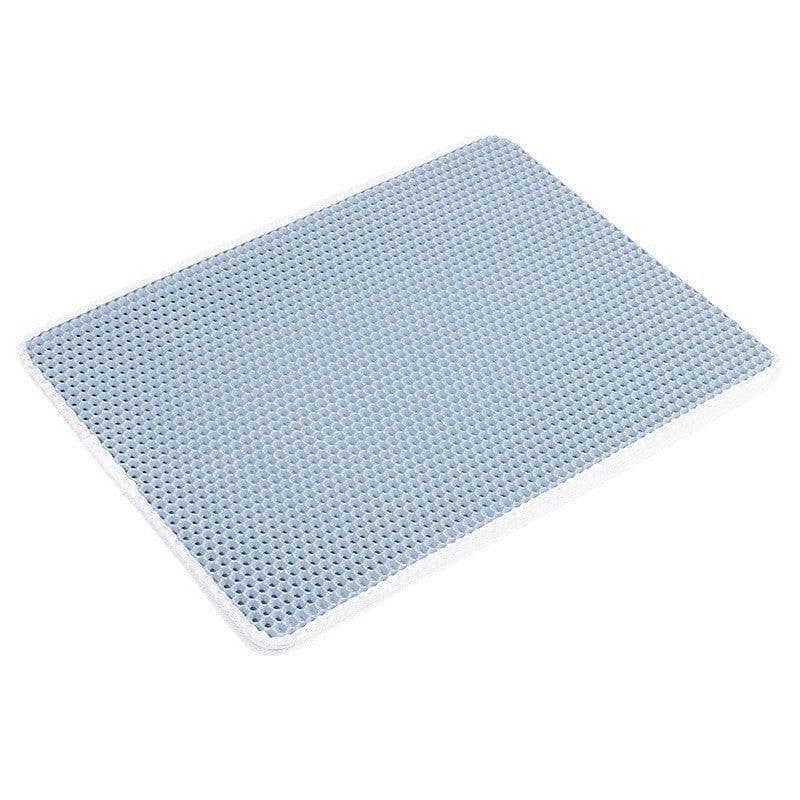image-EVA Cat Litter Mat Large Waterproof Double Layer Black 55x75cm