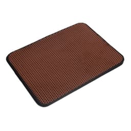 image-EVA Cat Litter Mat Large Waterproof Double Layer Black 55x75cm