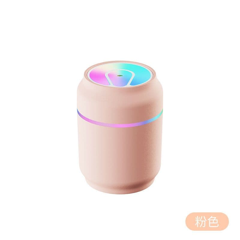 image-Desktop USB Air Humidifier with Colorful Cup Design