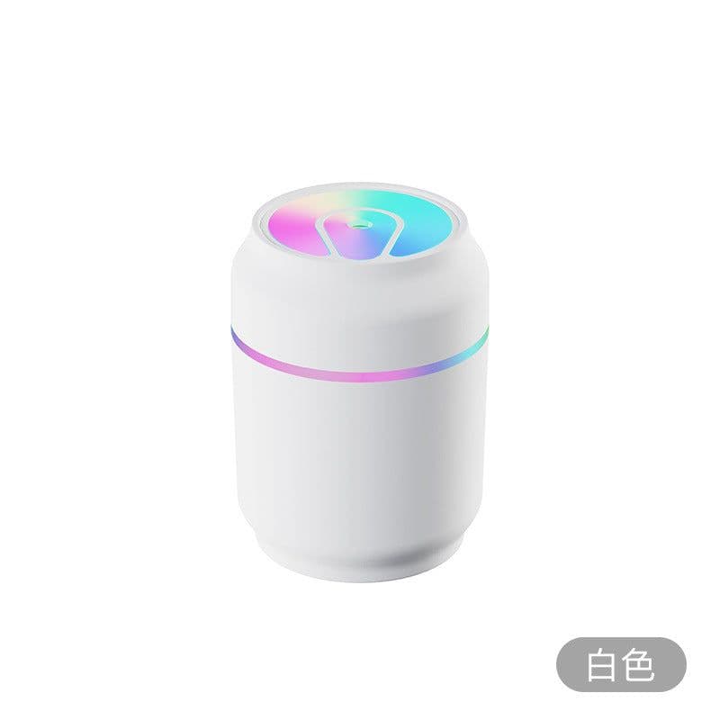 image-Desktop USB Air Humidifier with Colorful Cup Design