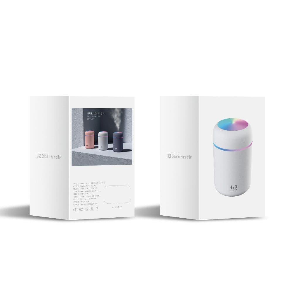 image-Desktop USB Air Humidifier with Colorful Cup Design