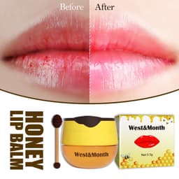 image-West&Month Propolis Moisturizing Lip Mask with Brush