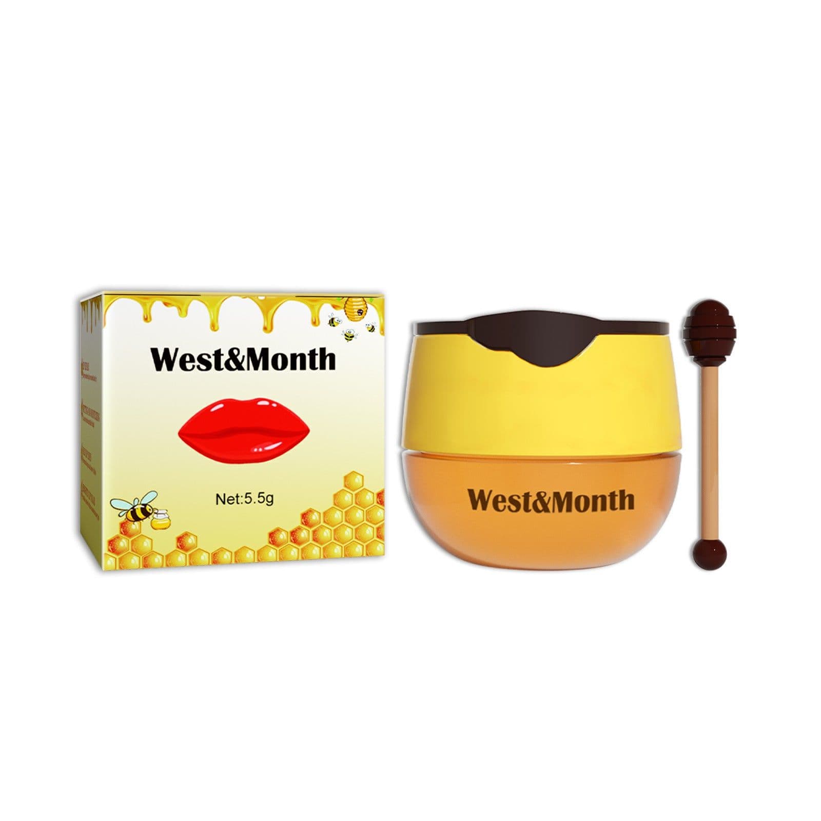 image-West&Month Propolis Moisturizing Lip Mask with Brush