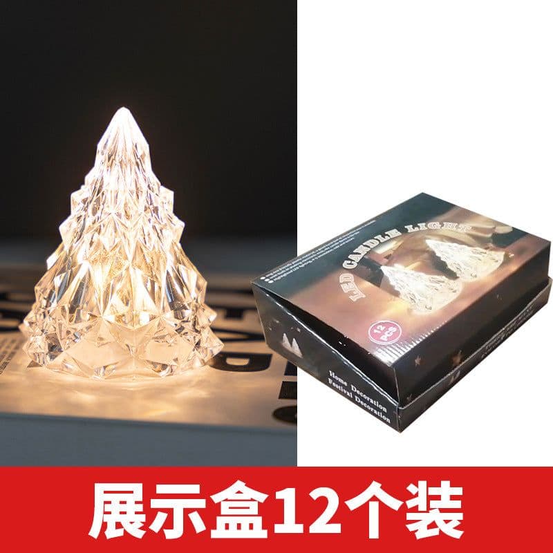 image-LED Acrylic Christmas Tree Night Light SF-001 Atmosphere Decor