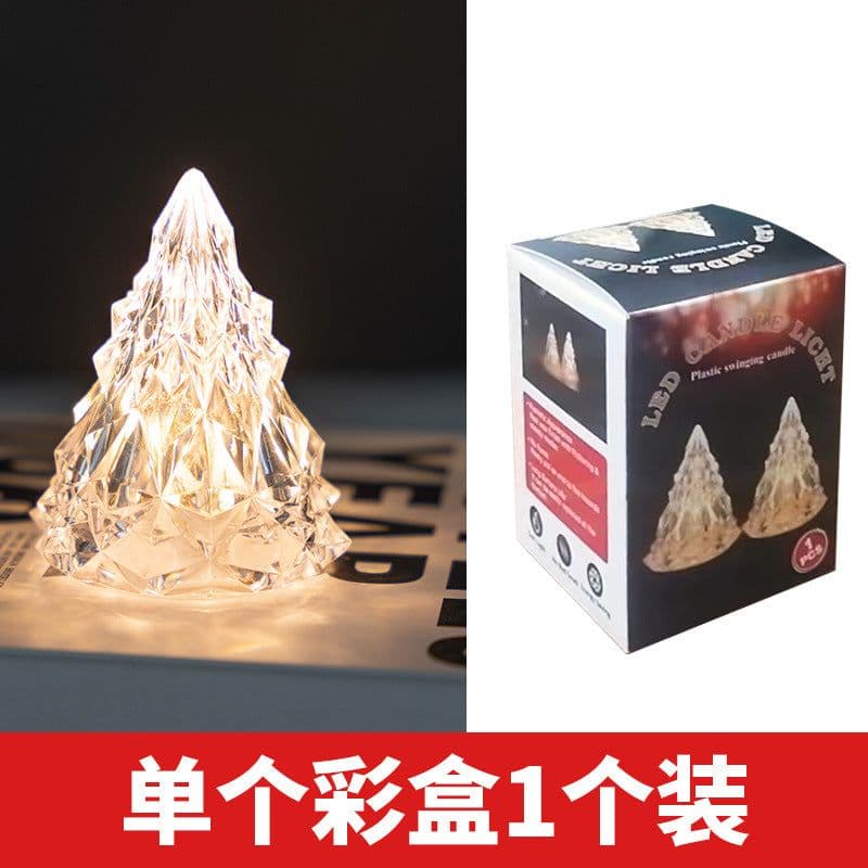 image-LED Acrylic Christmas Tree Night Light SF-001 Atmosphere Decor