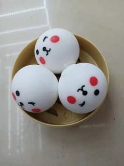 image-Chuanghong Toys TPR Stress Relief Steamed Bun Squeeze Toy 9cm