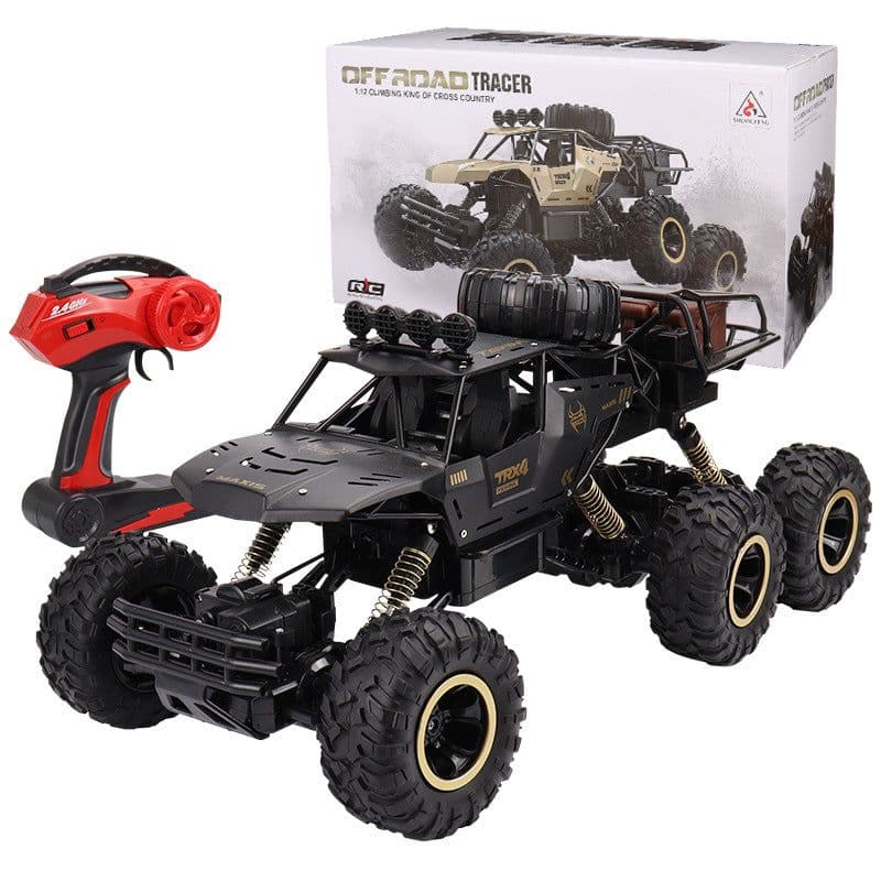 image-Remote Control Six-Wheel Alloy Climbing Off-Road Monster Truck Toy