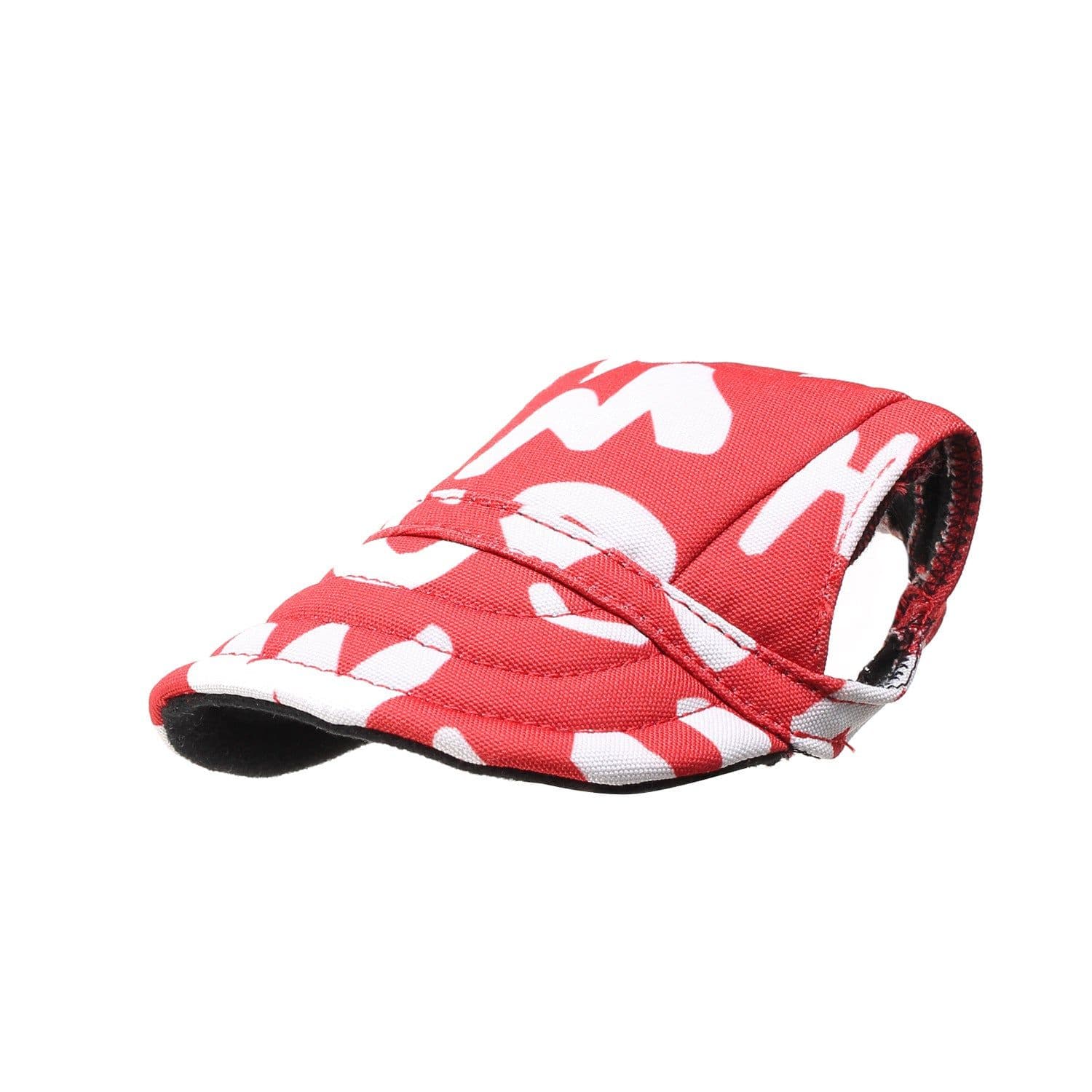 image-Dog Princess Hat Pet Baseball Cap Beret Striped Oxford Cloth