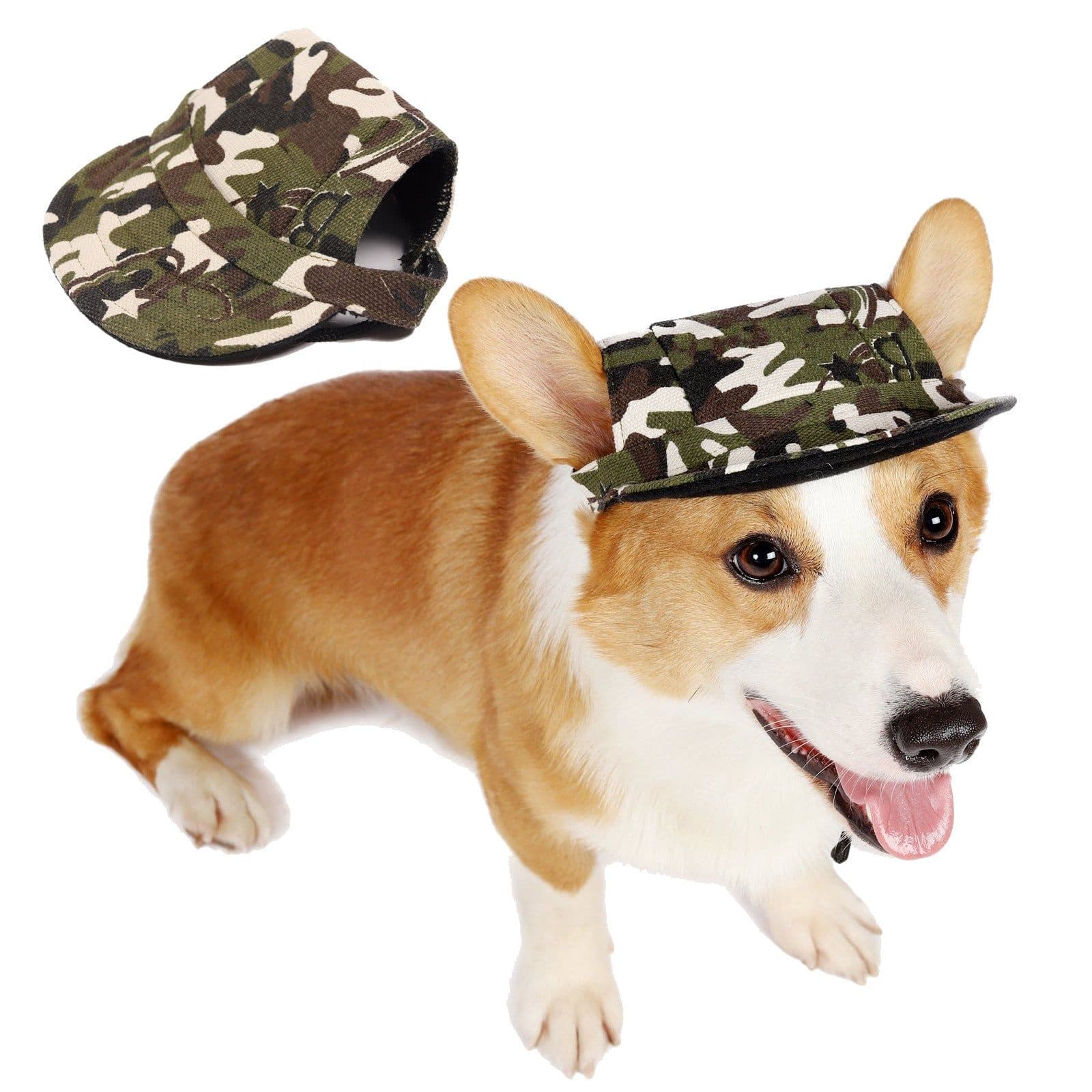 image-Dog Princess Hat Pet Baseball Cap Beret Striped Oxford Cloth