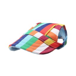 image-Dog Princess Hat Pet Baseball Cap Beret Striped Oxford Cloth