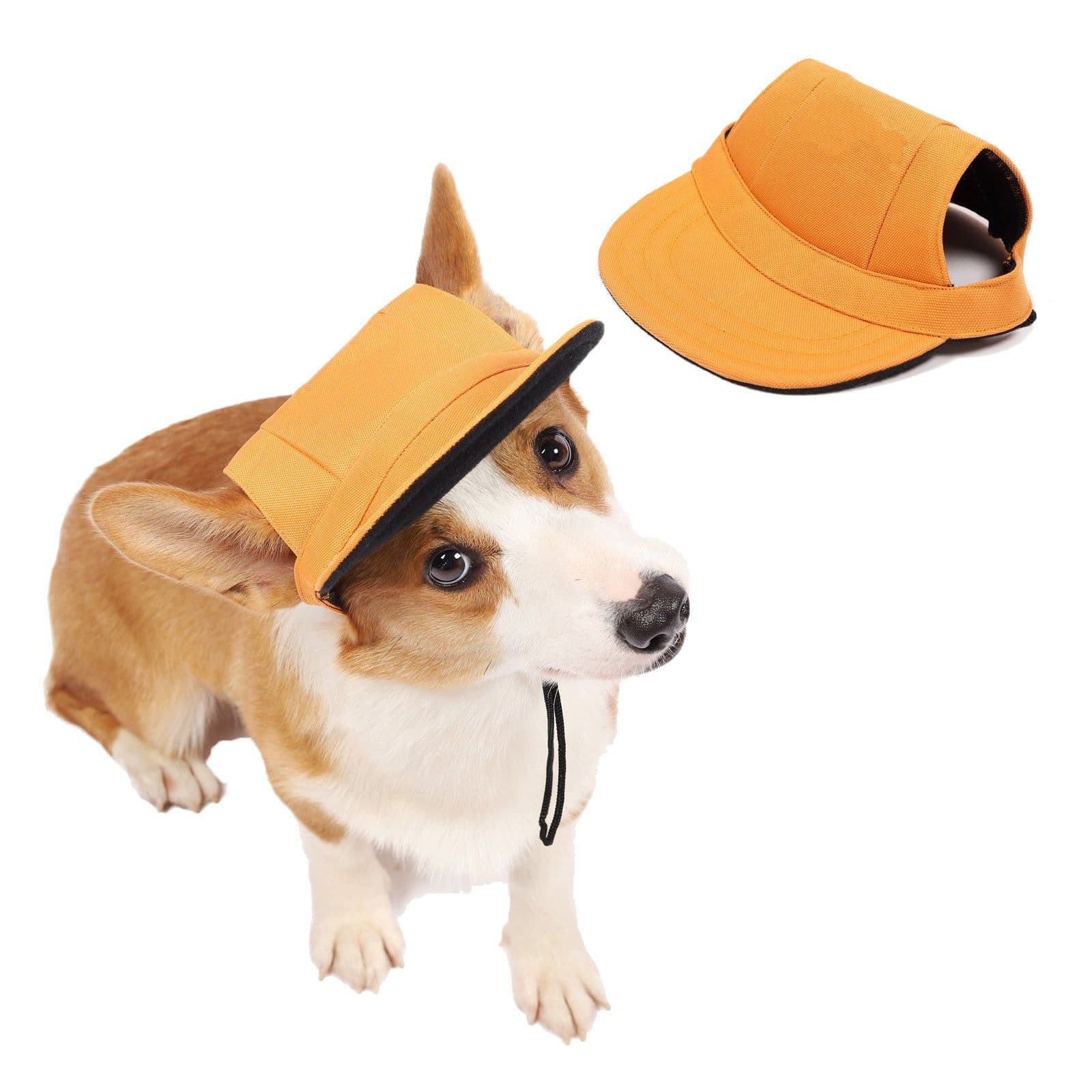image-Dog Princess Hat Pet Baseball Cap Beret Striped Oxford Cloth