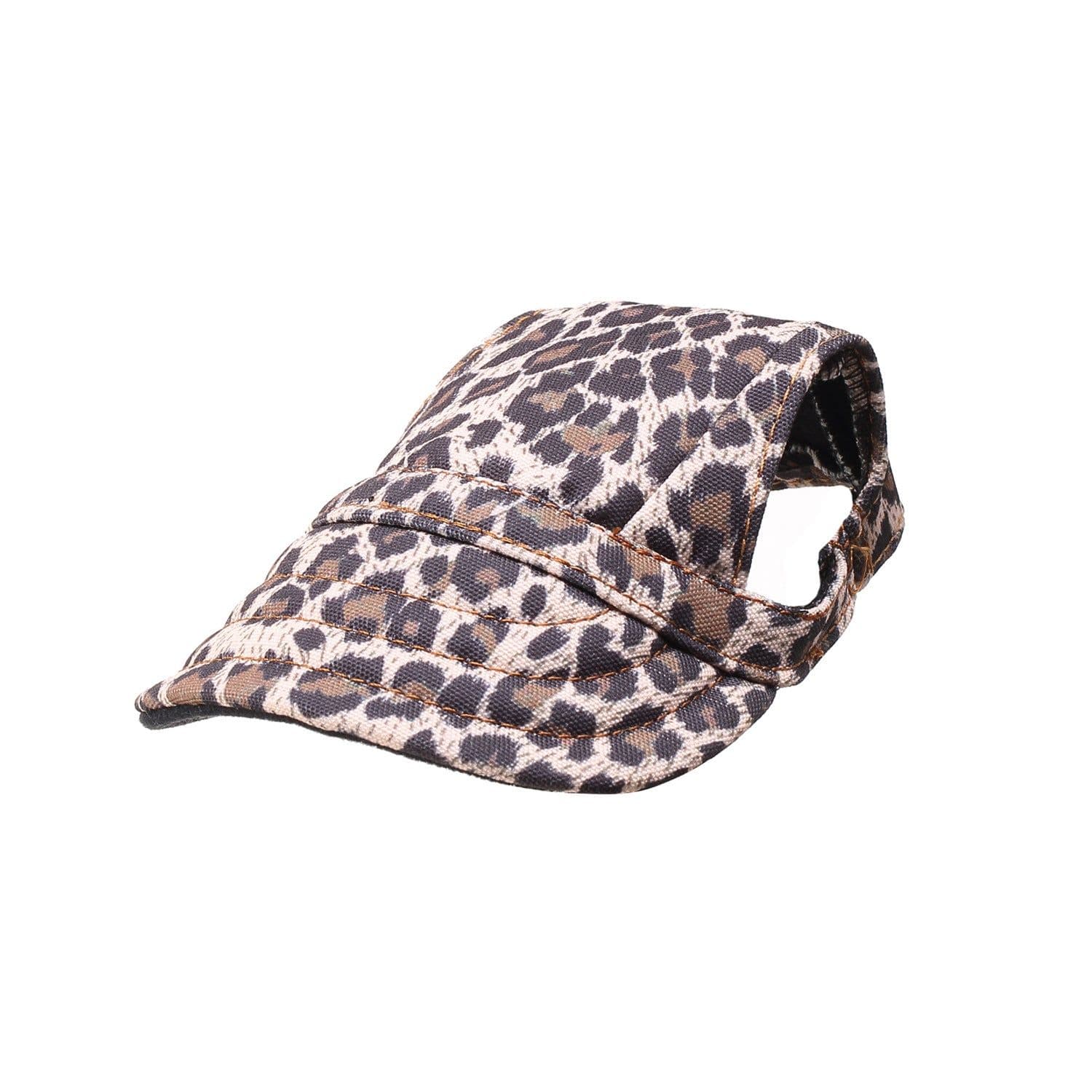 image-Dog Princess Hat Pet Baseball Cap Beret Striped Oxford Cloth