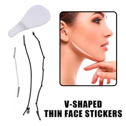 image-V-Shaped Face Lifting Belt with Shaping Patches - 120pcs Set