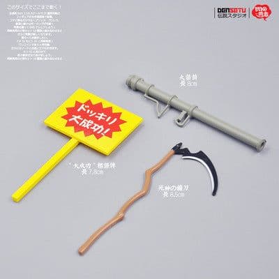 image-Mr. Bones Skeleton Man Movable Model with Accessories 8.5cm