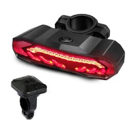 image-DEEMOUNT LED Bike Tail Light USB Rechargeable with Turn Signal