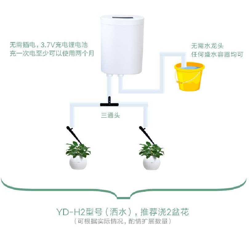 image-Yidian Automatic Drip Irrigation System for Indoor Plants YDJH08