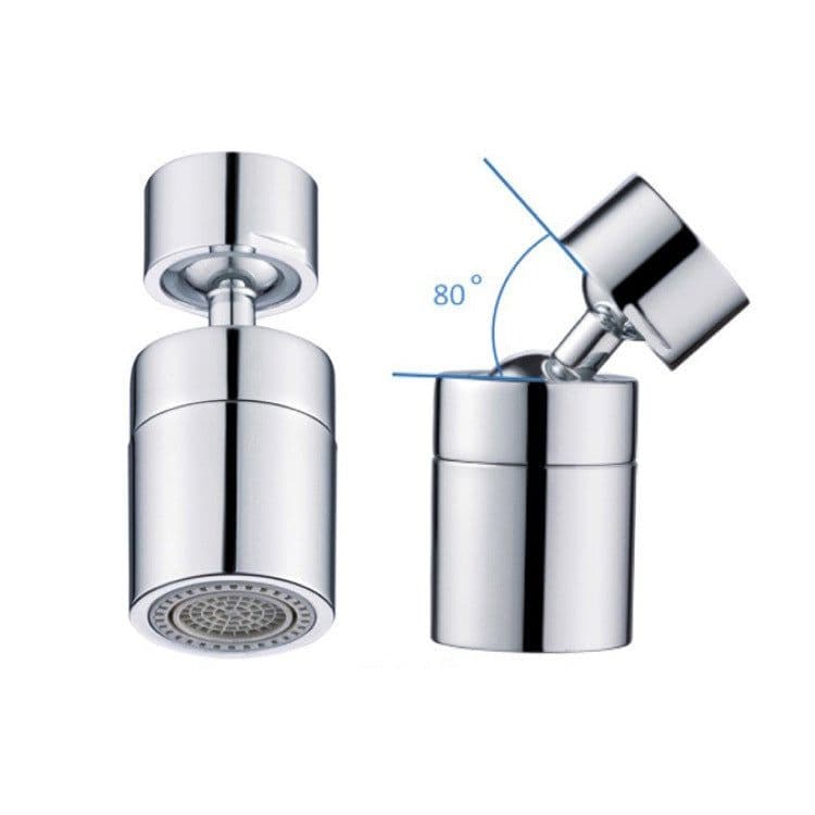 image-Long Shower Faucet Aerator 80° Rotating All-Copper Universal Bubbler