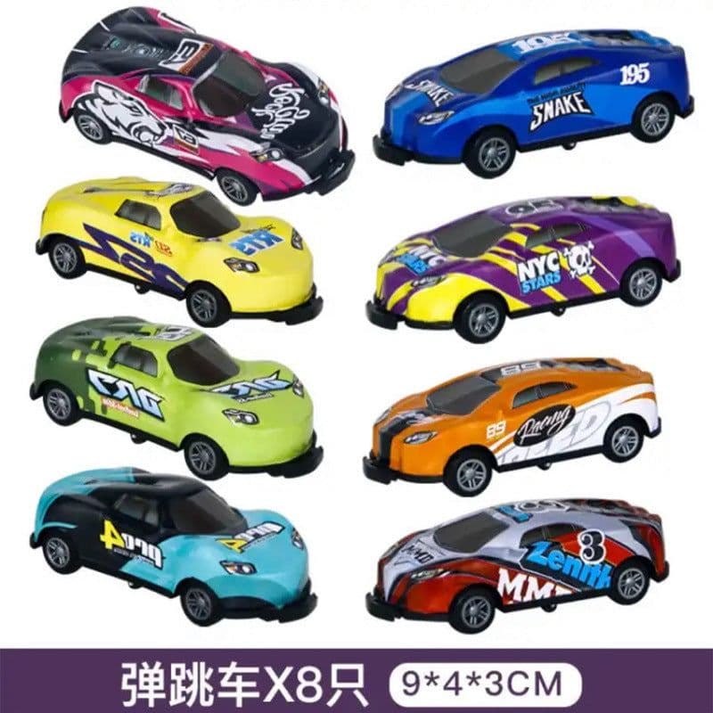 image-Yichuang Space Metal Alloy Impact Rebound Car Toy 8 Pack 1:36