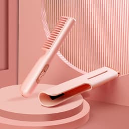 image-USB Hair Straightener Comb Portable Dual-Purpose Styling Tool