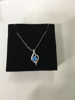 image-S925 Sterling Silver I Love You Projection Heart Necklace