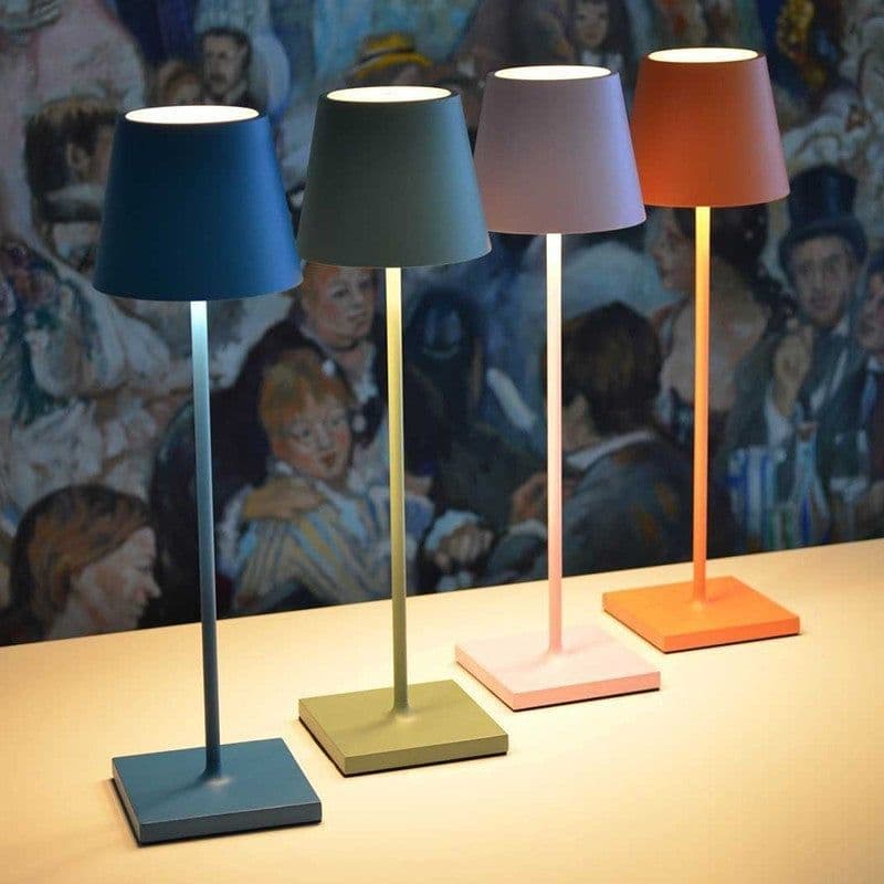 image-Atmosphere Table Lamp with Touch Control & Wireless Charging
