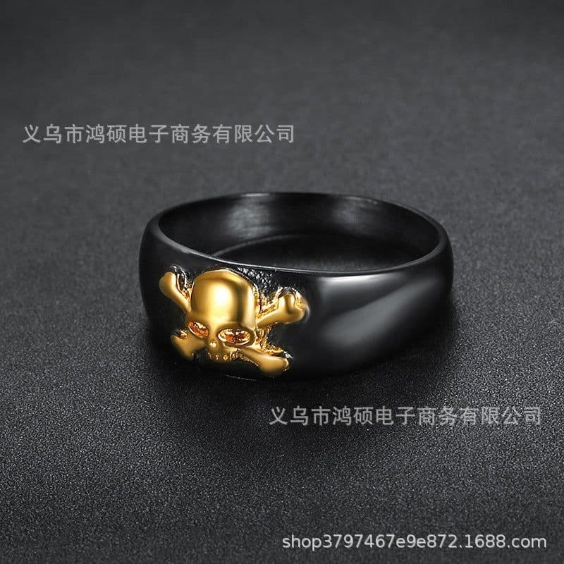 image-Women's Skull Ring Alloy Silver Unisex Skeleton Ring PT1214