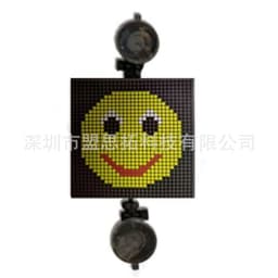 image-MST LED Car Rear Window Display 64x64 Emoji Expression Screen