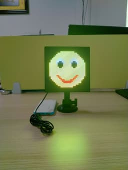 image-MST LED Car Rear Window Display 64x64 Emoji Expression Screen