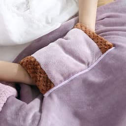 image-USB Electric Heating Blanket 5V 60x80cm Washable Camel