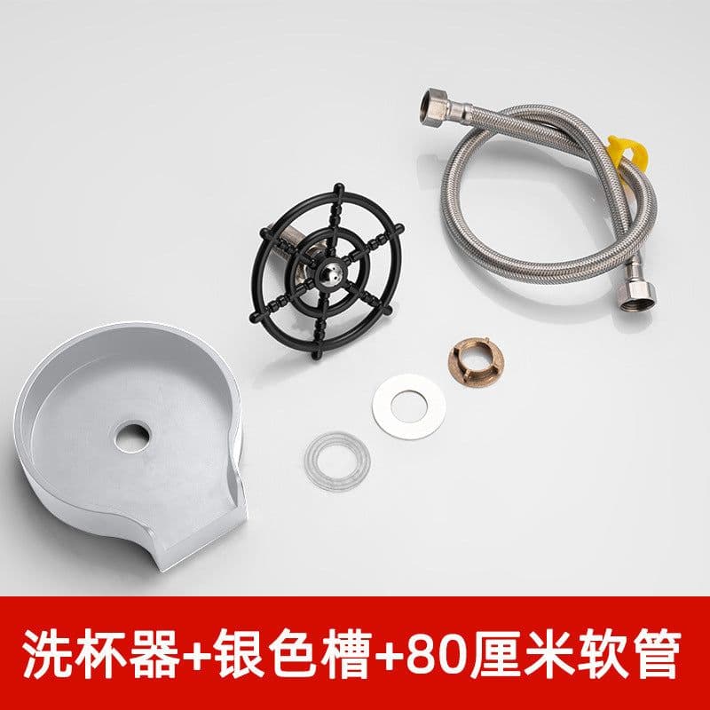 image-Commercial Cup Washer Faucet Copper High Pressure Bar Sink