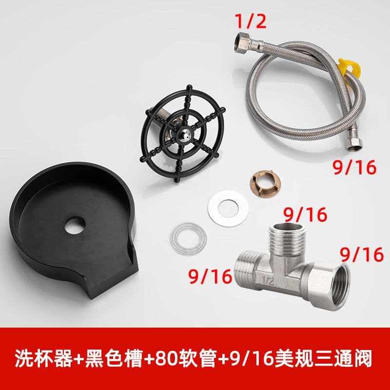 image-Commercial Cup Washer Faucet Copper High Pressure Bar Sink
