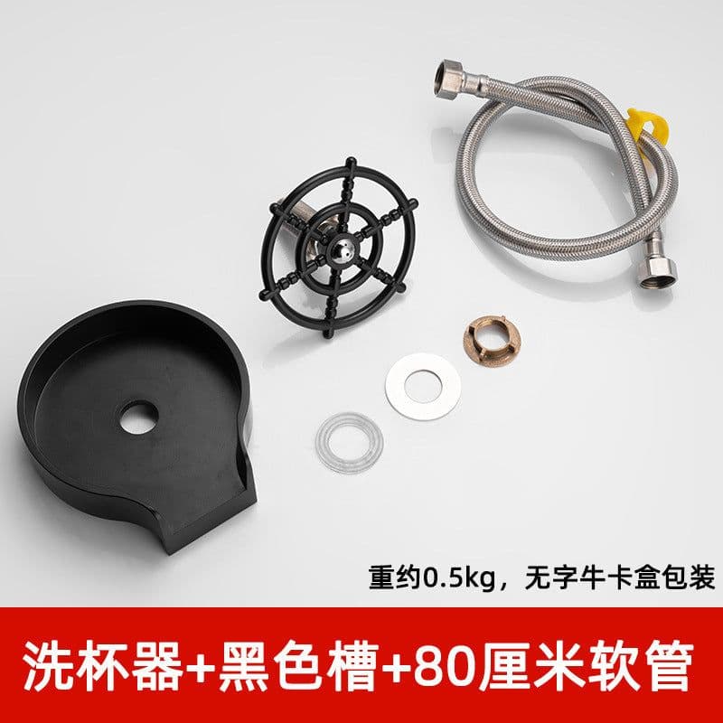 image-Commercial Cup Washer Faucet Copper High Pressure Bar Sink