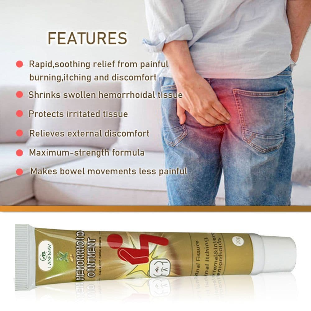 image-Hemorrhoids Cream 20g Plant Formula Body Care Treatment Gel