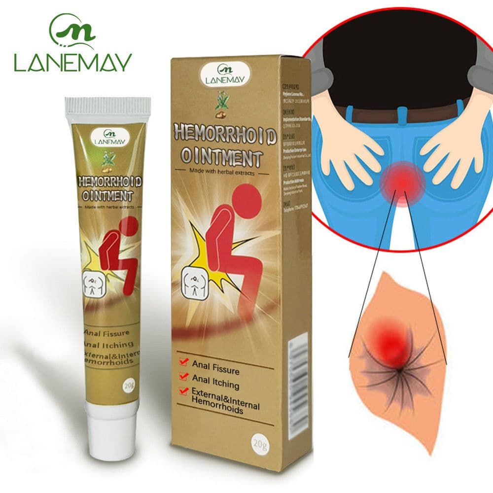 image-Hemorrhoids Cream 20g Plant Formula Body Care Treatment Gel