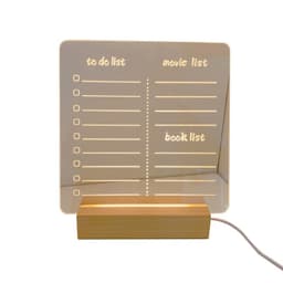 image-ALLYACE Transparent Acrylic Writing Board Erasable Message Board