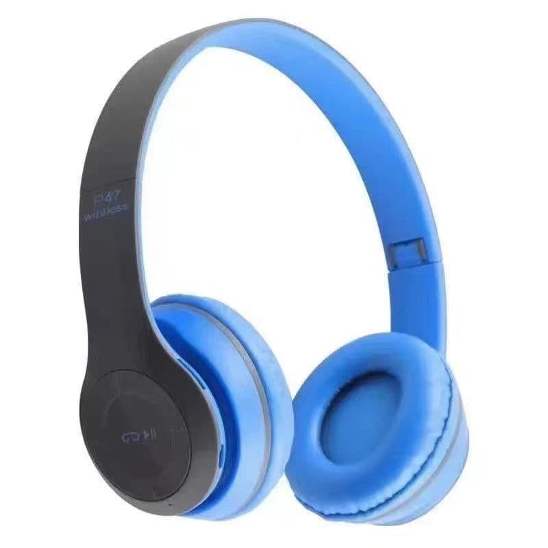 image-P47 Wireless Bluetooth Headset Foldable Over-Ear Headphones