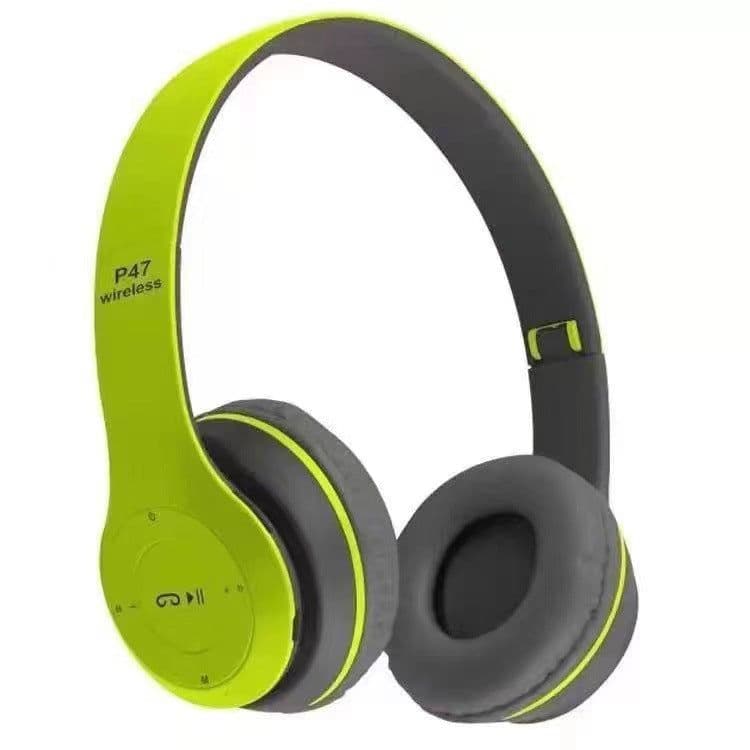 image-P47 Wireless Bluetooth Headset Foldable Over-Ear Headphones