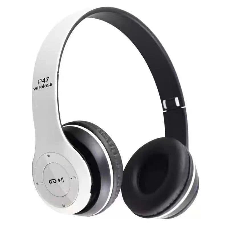 image-P47 Wireless Bluetooth Headset Foldable Over-Ear Headphones