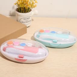 image-Baby Electric Nail Polisher Set - Anti-Scratch Newborn Manicure Kit