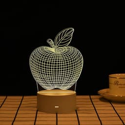 image-USB 3D Night Light Cartoon Acrylic LED Bedside Lamp Touch Control